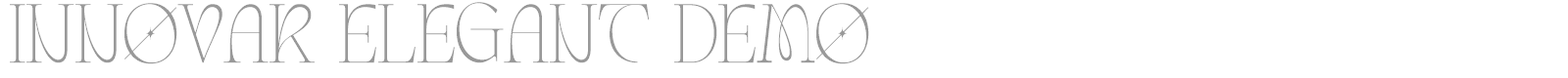 Innovar Elegant font preview